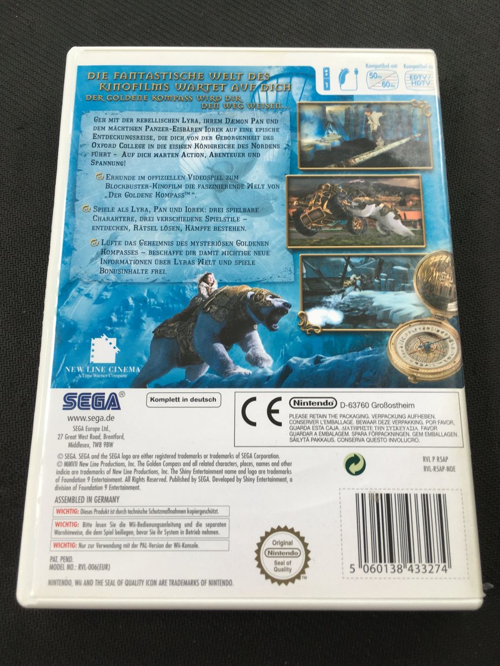 Nintendo Spiele: Der Goldene Kompass - Nintendo Wii – Gebraucht aus St.Gallen von Punktchen01 1