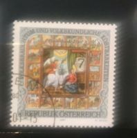 Österreich 2001 Volksbrauchtum Osttiroler Fastentuch gest.