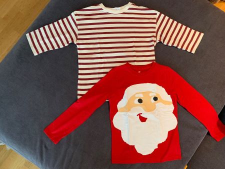 Samichlaus, gestreift Langarm Kinder Jungen Gr.122/128