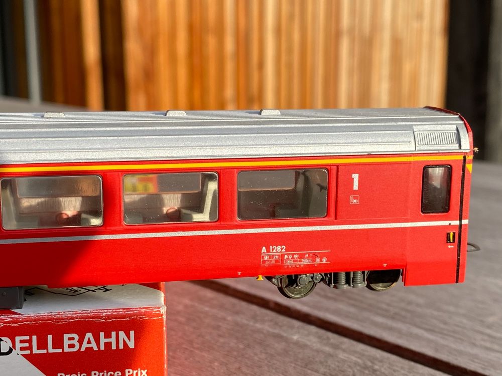 Rhb H M D R F R Bemo Set Aus Ew Iii Wagen In Rot Stammnetz Kaufen