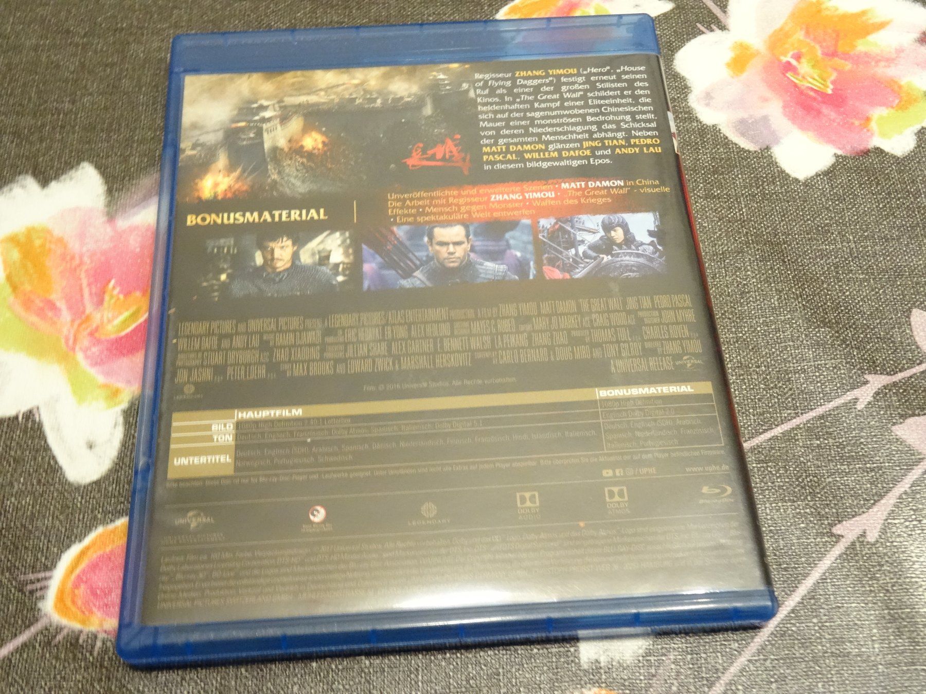 Tutti i DVDs: The Great Wall BLU-RAY – Usato da Olten venduto da Disc-Verkauf 2