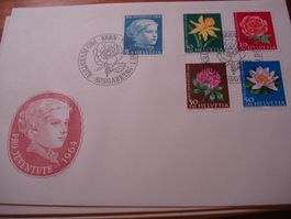 FDC 1964, Pro Juventute, ungelaufen