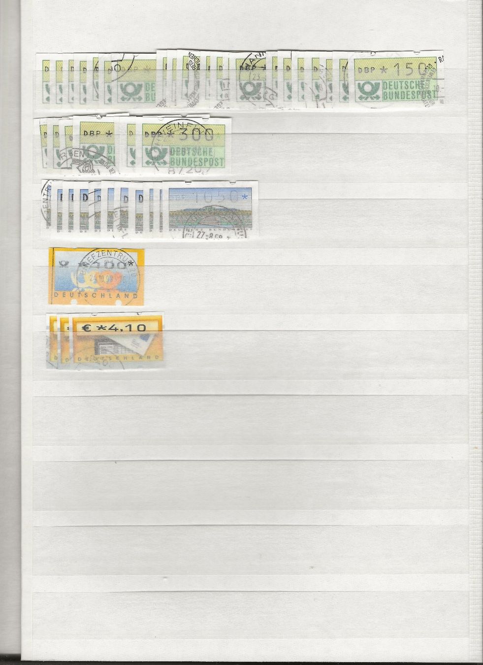 Alle Briefmarken: Marken Deutschland BRD gestempelt – Gebraucht aus Au ZH von xelagreb01 7