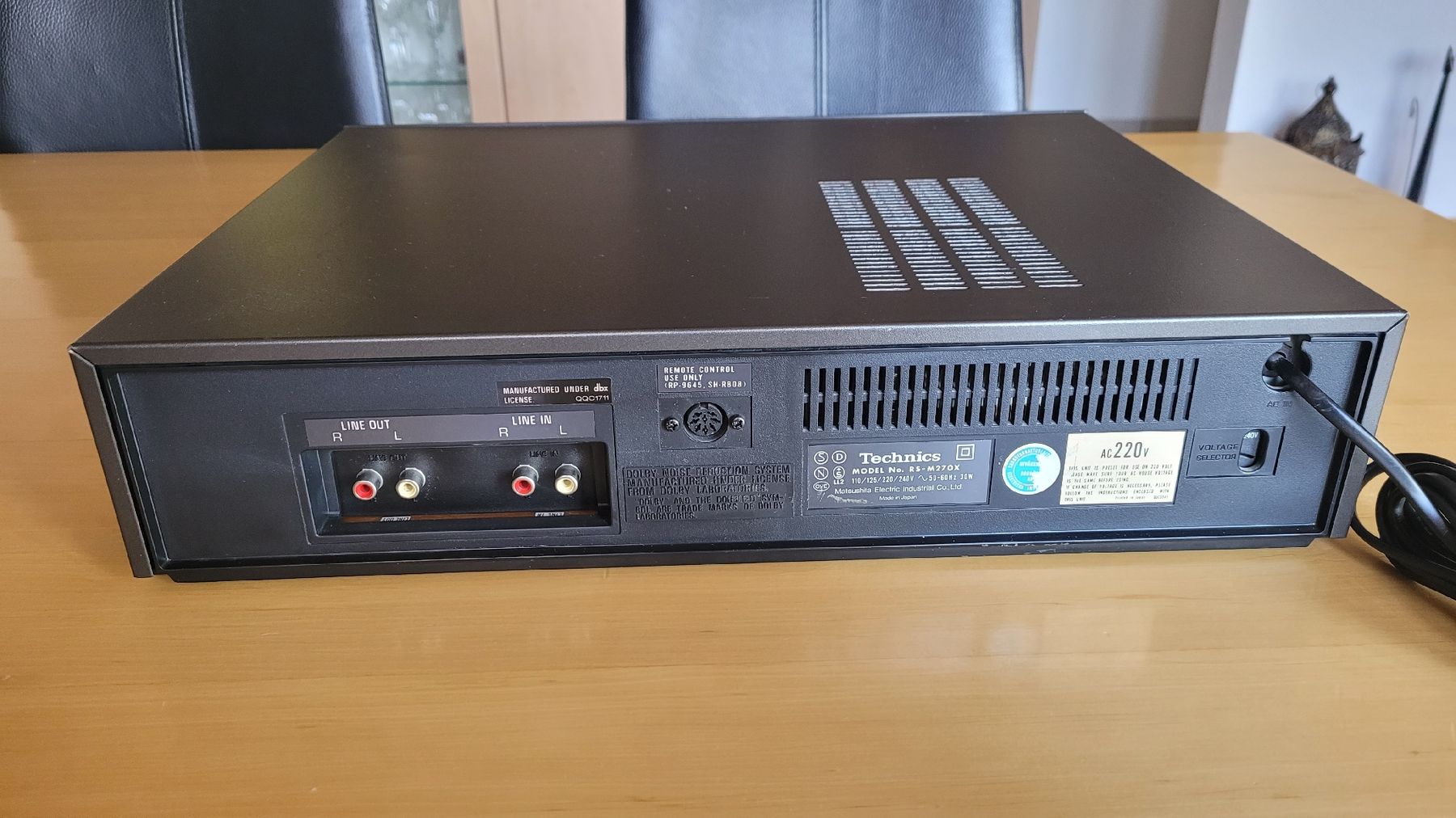 Technics Aufnahmegeräte: Technics RS-M270X ab Service – Gebraucht aus Kirchdorf BE von Swiss-Pickers 5