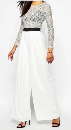 ASOS Rare London Anzug Overall Jumpsuit Einteiler Gr.44 Neu
