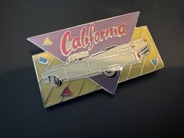 Pin Brosche California Kalifornien USA Auto Cadillac