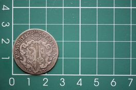 silber kantonsmünze genf 21 sols 1710