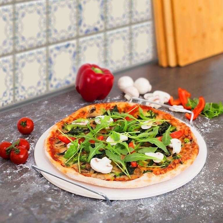 Plateaux: Pizzabackstein PIZZASTEIN Cordierit 33cm – Neuf avec emballage d'origine à Zürich par Discountbros 2