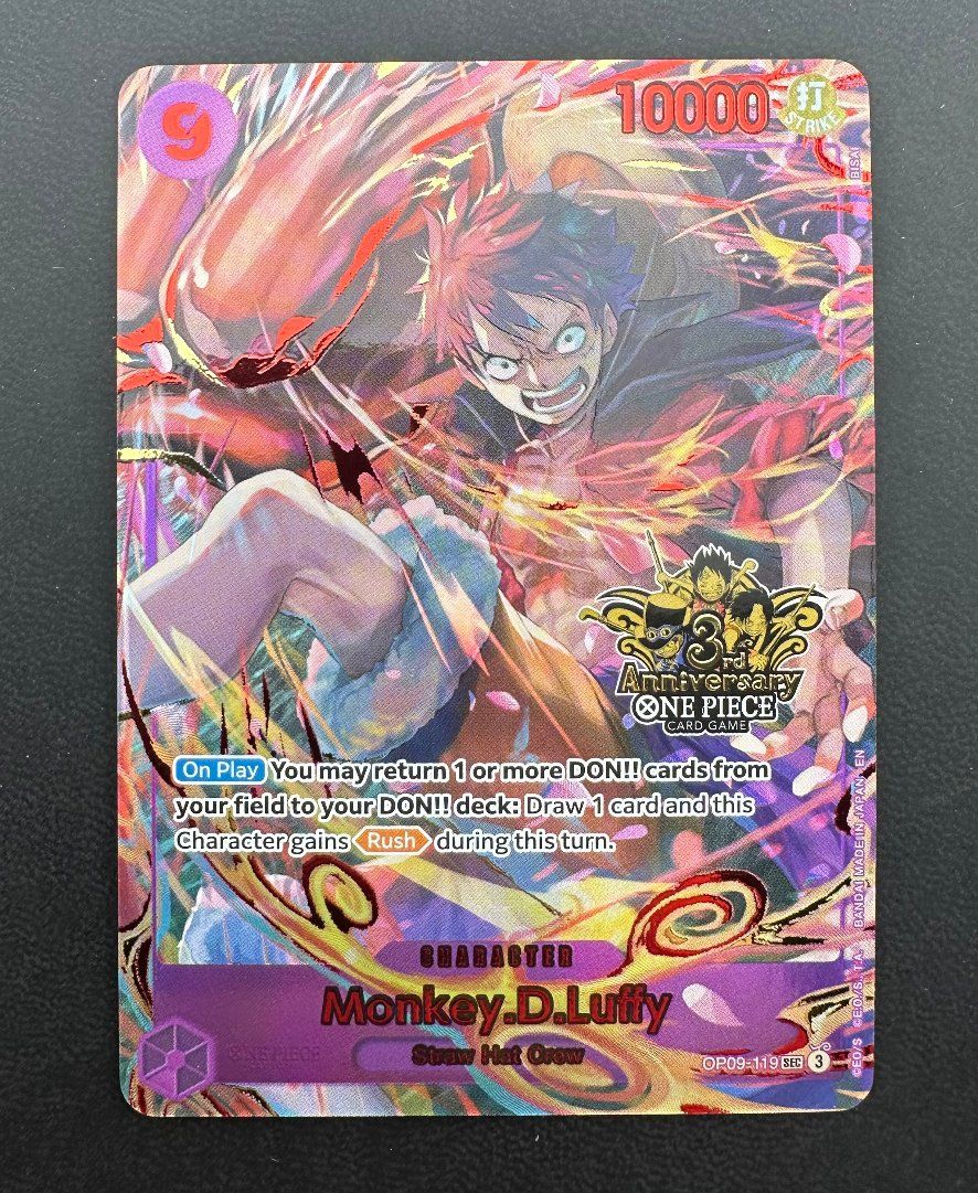 Bandai Carte collezionabili: Monkey.D.Luffy OP09-119 NM – Usato da Obergerlafingen venduto da collector-shop.ch