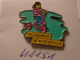 1 Velofahren in Winterthur Pin (U1151)