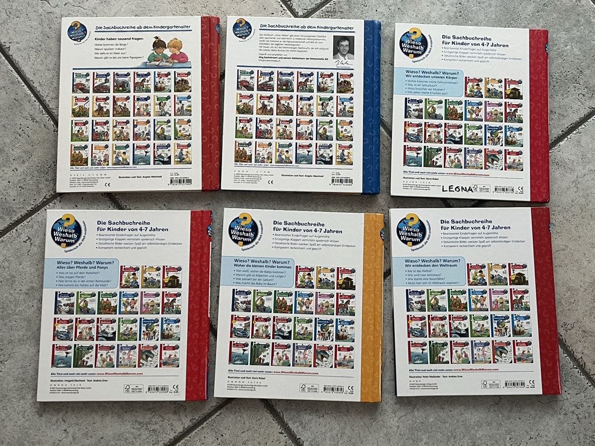 Libri: 6 Kinderbücher wieso, weshalb, warum – Usato da Suhr venduto da rugeli02 1