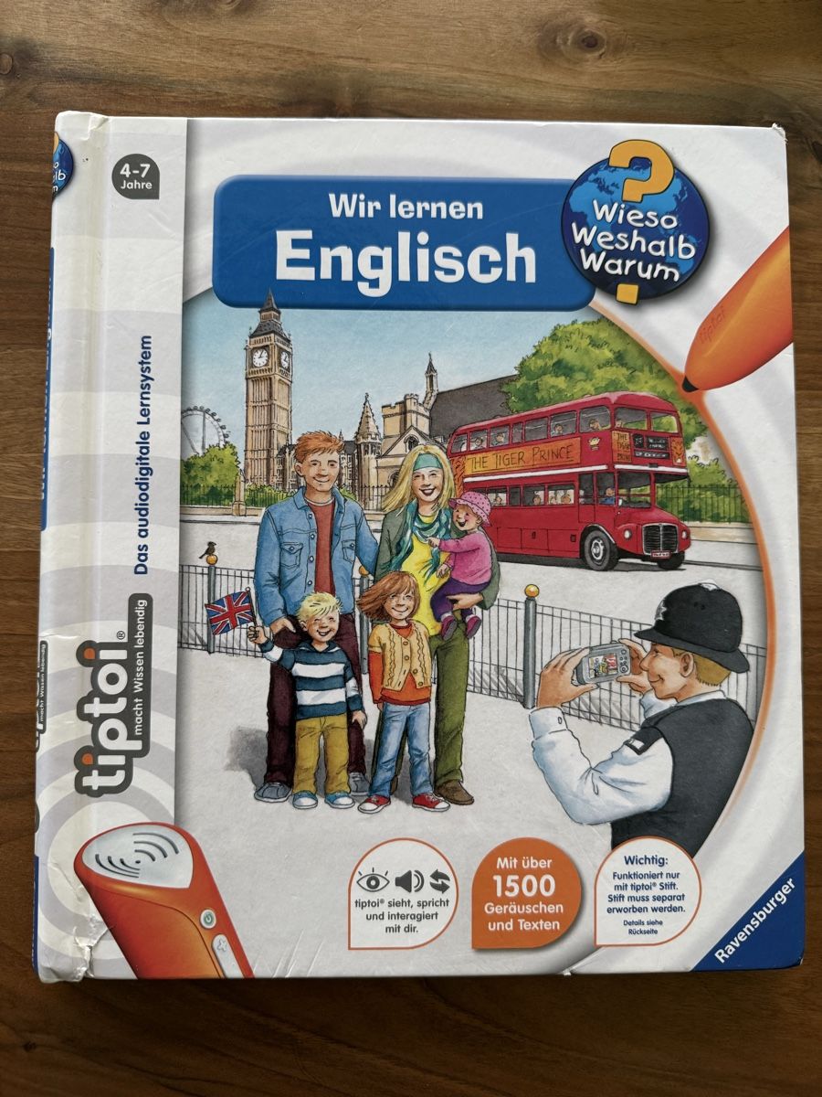 Bücher: Tiptoi Buch Wir lernen Englisch  – Gebraucht aus St. Gallen von Red-Curry