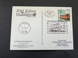 Pinzgaubahn Österreich1998 Karte gest. (E1543)