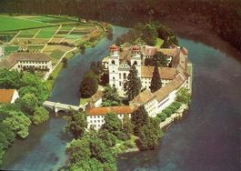RHEINAU ZH Kloster Insel - Flugaufnahme