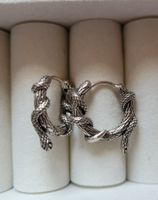 🐍 Boucles d’oreilles « Serpent » en argent 925