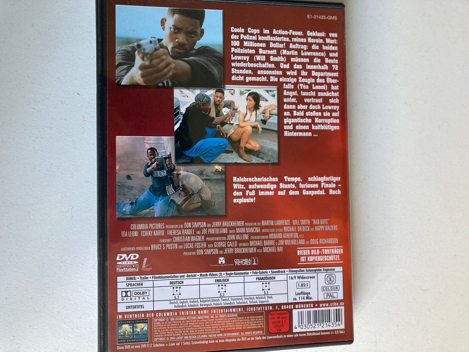 Alle DVDs: Bad Boys Harte Jungs will smith Martin Lawrence – Gebraucht aus Zürich von Frangipan23 1