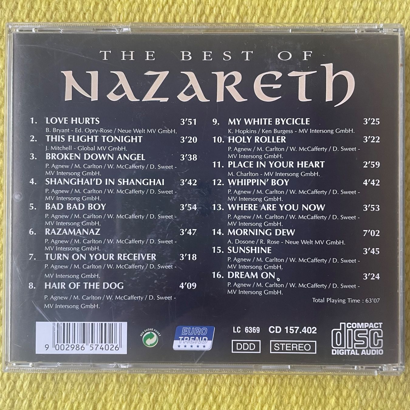 CD: NAZARETH-THE BEST OF – Usato da Rorschacherberg venduto da CD-Roli 1
