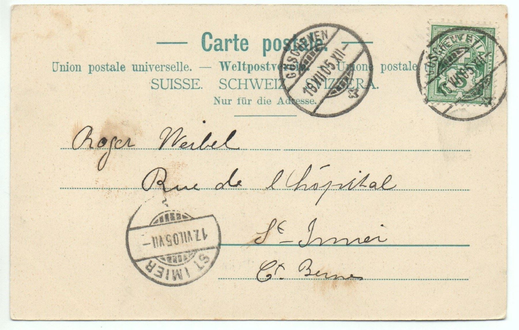 Cartoline postali: SCHÖLLENEN Gotthardroute, Postkutsche – Usato da Jona venduto da philajona 1