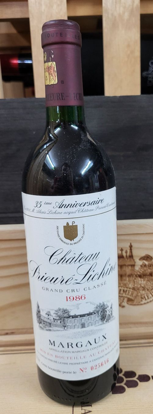 Wein: Château Prieuré-Lichine Margaux 1986 – Neu (gemäss Beschreibung) aus Zürich von xnanxaosi