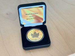 1 OZ Maple Leaf 2024, Space Gold, AUFLAGE: 500.