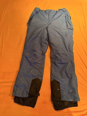 Blaue Ski Hosen
