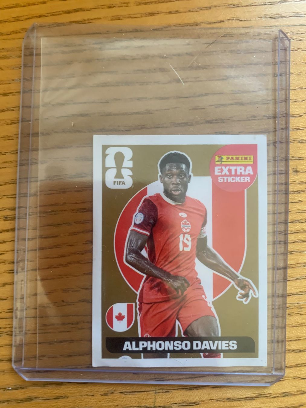 Panini Carte collezionabili: Panini Extra Sticker Alphonso Davies Extra Gold – Usato da Zürich venduto da Kasza