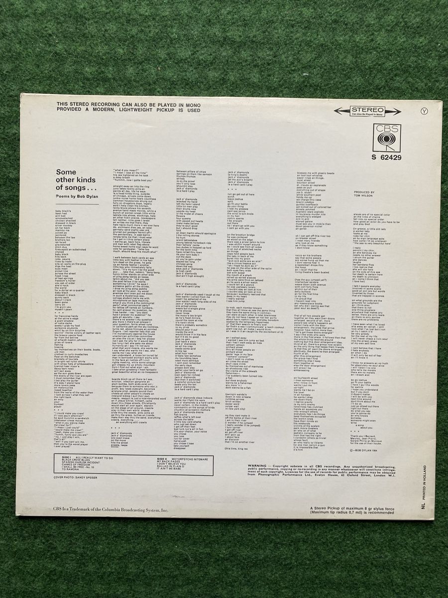 Dischi in vinile: LP Bob Dylan: Another side of Bob Dylan – Usato da Bolligen venduto da Meanstreak 1