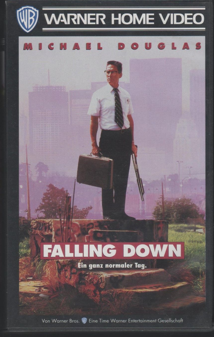 Tutti i VHS: Falling Down - Ein ganz normaler Tag (USA 1993) Warner VHS – Usato da Remetschwil venduto da Hofiii