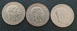 3 x 1 Krone