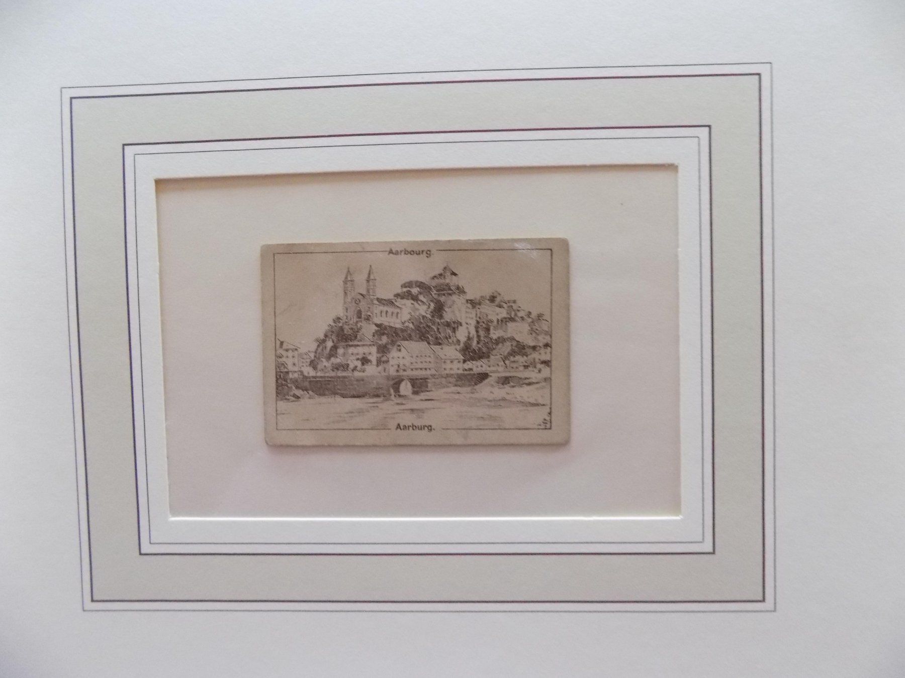Stiche: Aarburg um 1890 – Gebraucht aus Risch von Antikfee 1