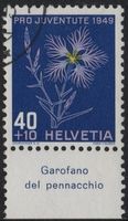 40 Rp. Prachtnelke mit TAB (Garofano del pennacchio)