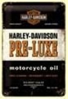 Blechschildkarte-HARLEY DAVIDSON - PRE-LUXE