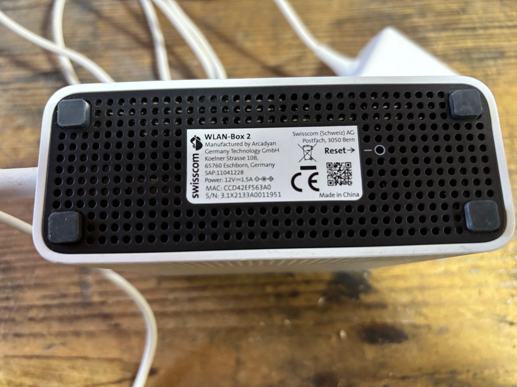 Swisscom WiFi: Swisscom WLAN-Box 2 – D'occasion à Schötz par Lenny-French 1