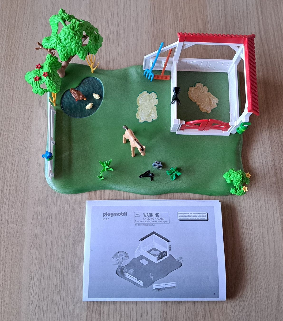 Playmobil Giocattoli: Playmobil 6147 - Koppel mit Pferdebox – Usato da Wolfhausen venduto da Reto831 1
