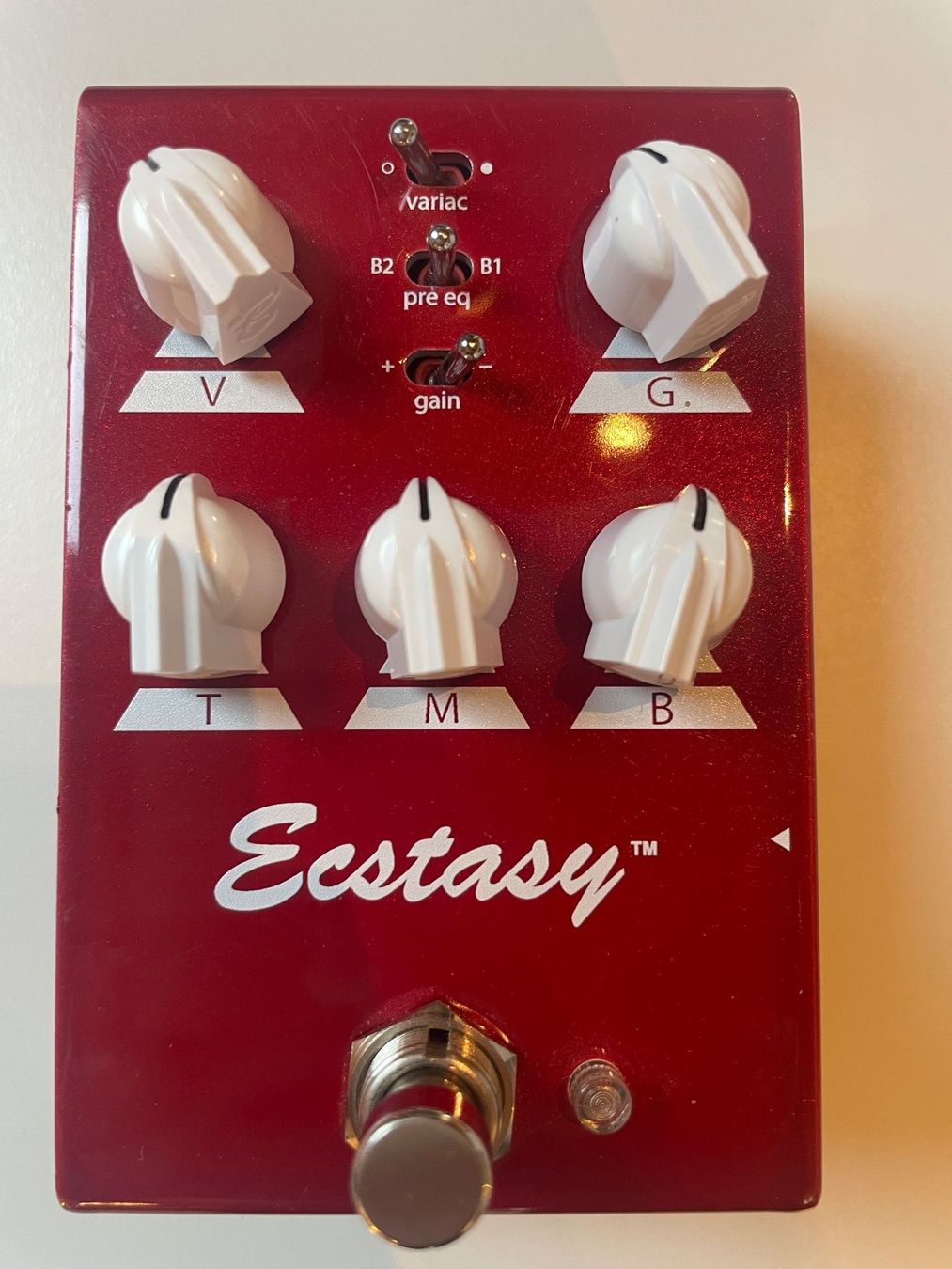 Strumenti musicali: Bogner Ecstasy Red Mini Distortion – Usato da Biglen venduto da maetthu_w 1