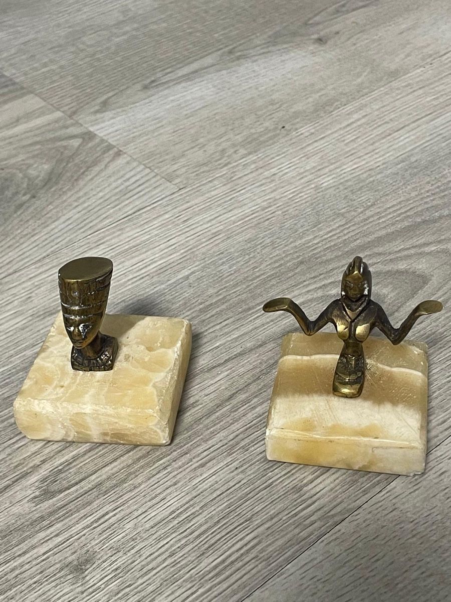 Statuette: Deux. Statuts marbre et bronze. – Usato da Montreux venduto da Pipo7878 6
