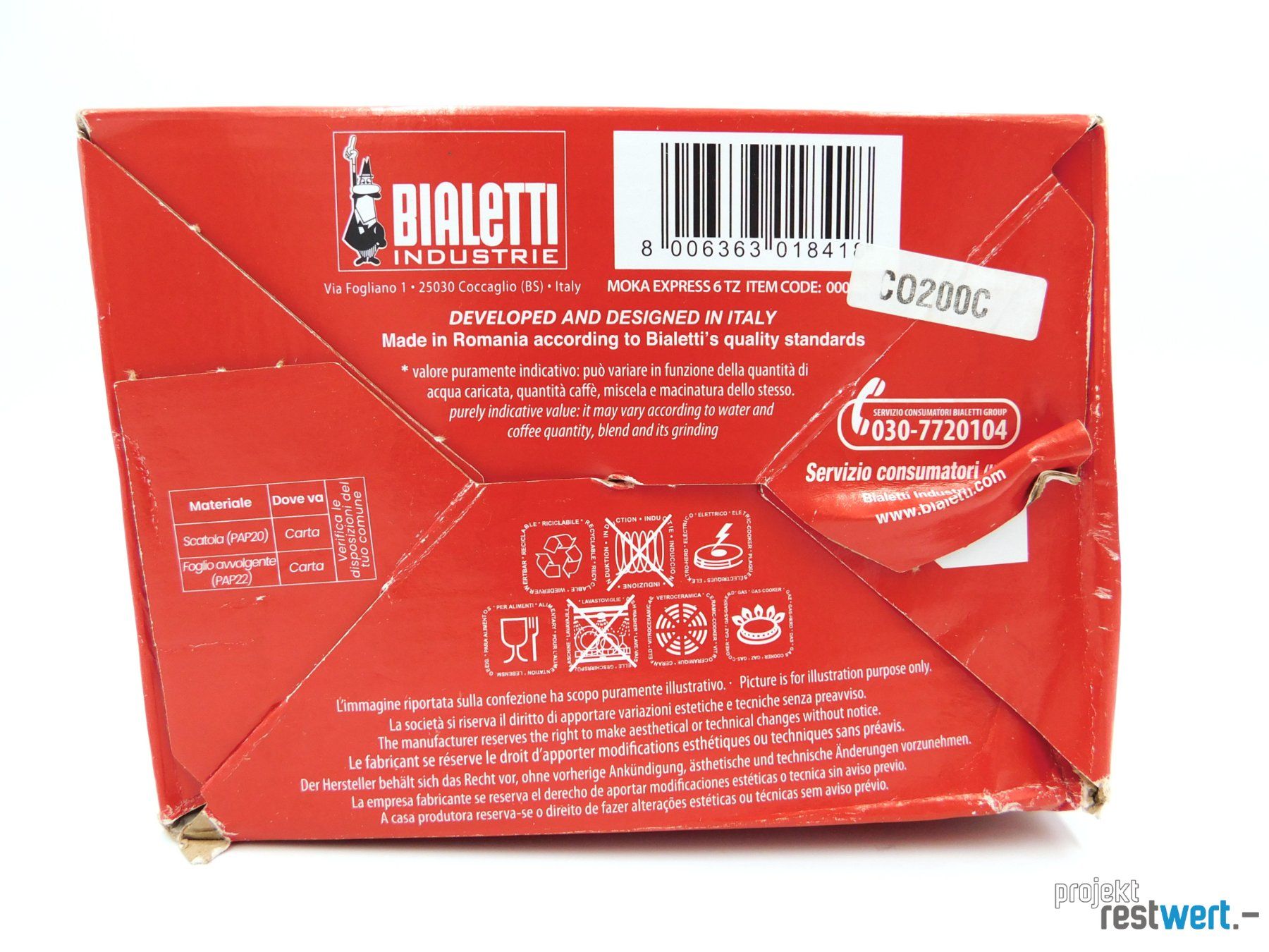 Bialetti Macchine per caffè & Macchine per espresso: Kaffeekocher Schwarz von BIALETTI – Nuovo (secondo la descrizione) da Bülach venduto da restwert_buelach 7