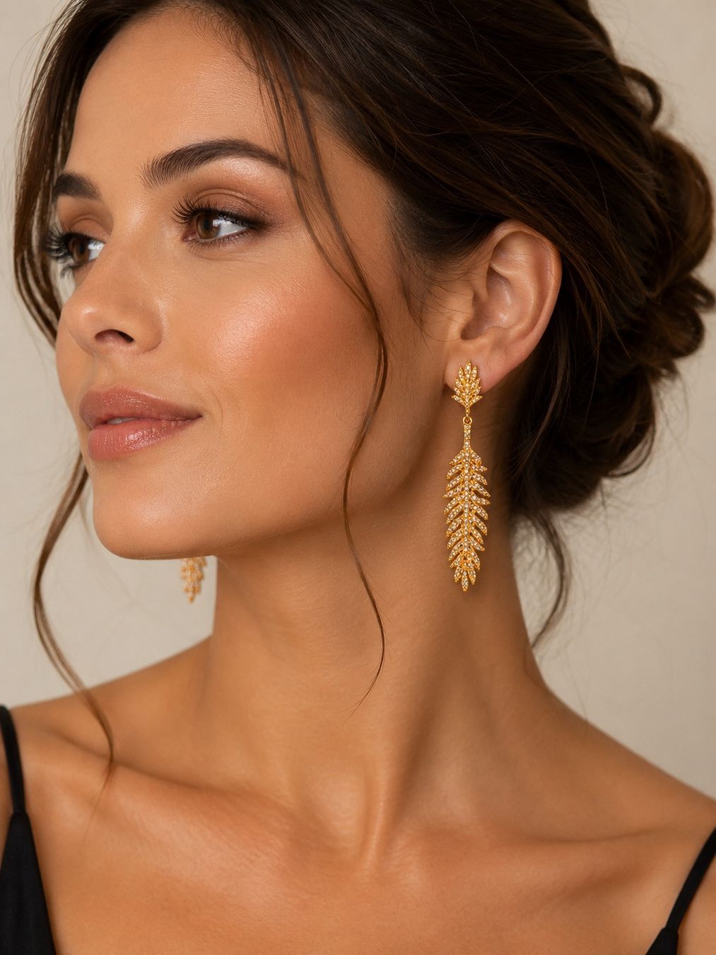 Orecchini pendenti & Orecchini a lobo: Boucles d’oreilles Plume Dorée – Nuovo e nell'imballaggio originale da St-Maurice venduto da Sandrinette123 1