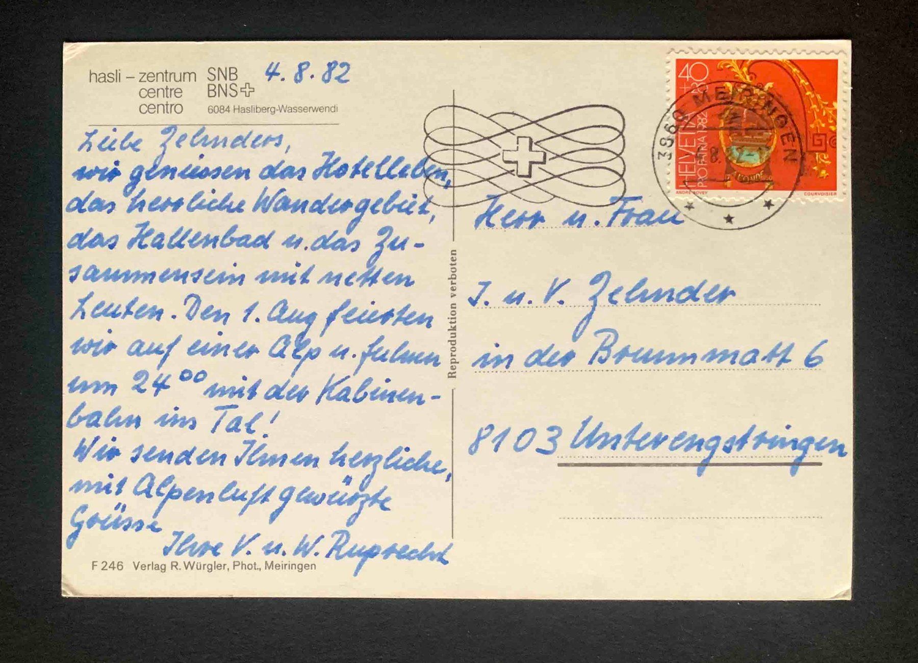 Cartoline postali: AK hasli zentrum SNB – Usato da Goldau venduto da artelier1 1