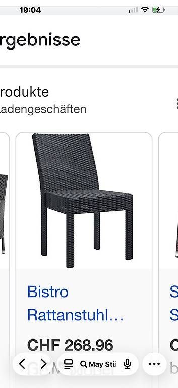 Sedie: GartenStühle Ratan 62 Stk. – Usato da Stans venduto da Benzen