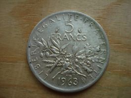 (S2) 5 Francs 1963 France