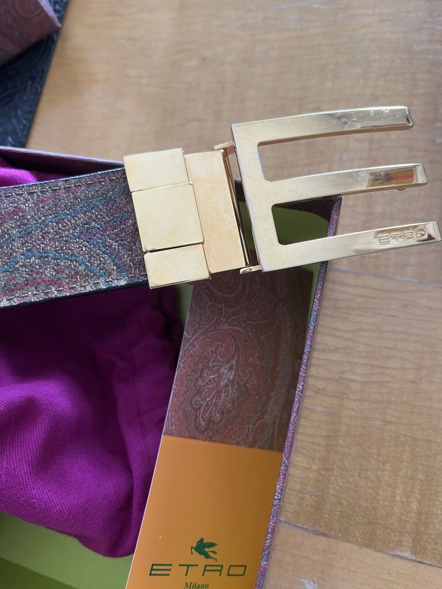 Etro Cinture: Ceinture Etro réversible - Élégance et polyvalence! – Usato da Crans VS venduto da Vera3014 3