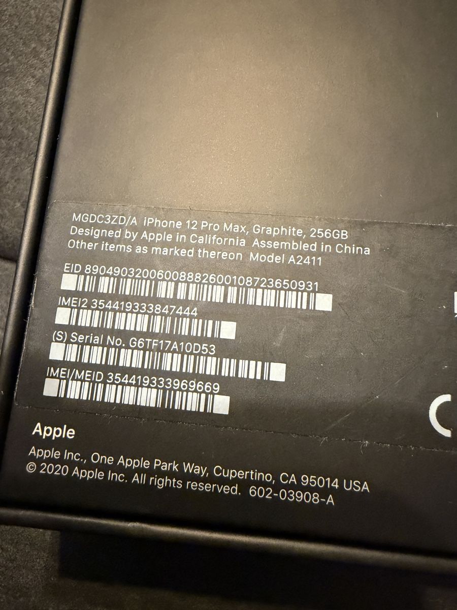 Apple Telefoni cellulari / Smartphones: iPhone 12 Pro Max 256GB – Usato da Lengnau BE venduto da Pascal_P. 6
