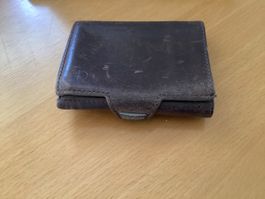 Donbolso Portemonnaie Leder braun gebrauchter RFID Schutz