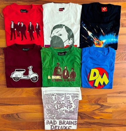7x Vintage T-Shirts Y2K Bundle Reservoir Dogs M/L