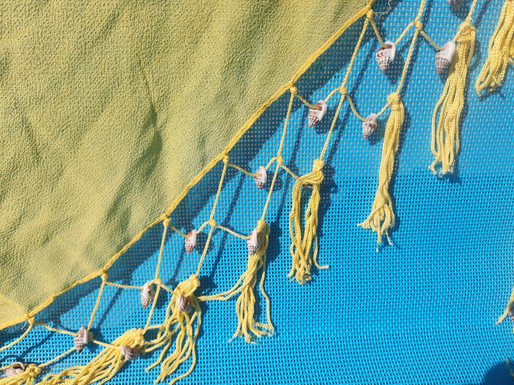 Cachet Foulard & Sciarpe: Leichter Sommerschal, Muscheln – Usato da Forch venduto da ang_bhq6 1