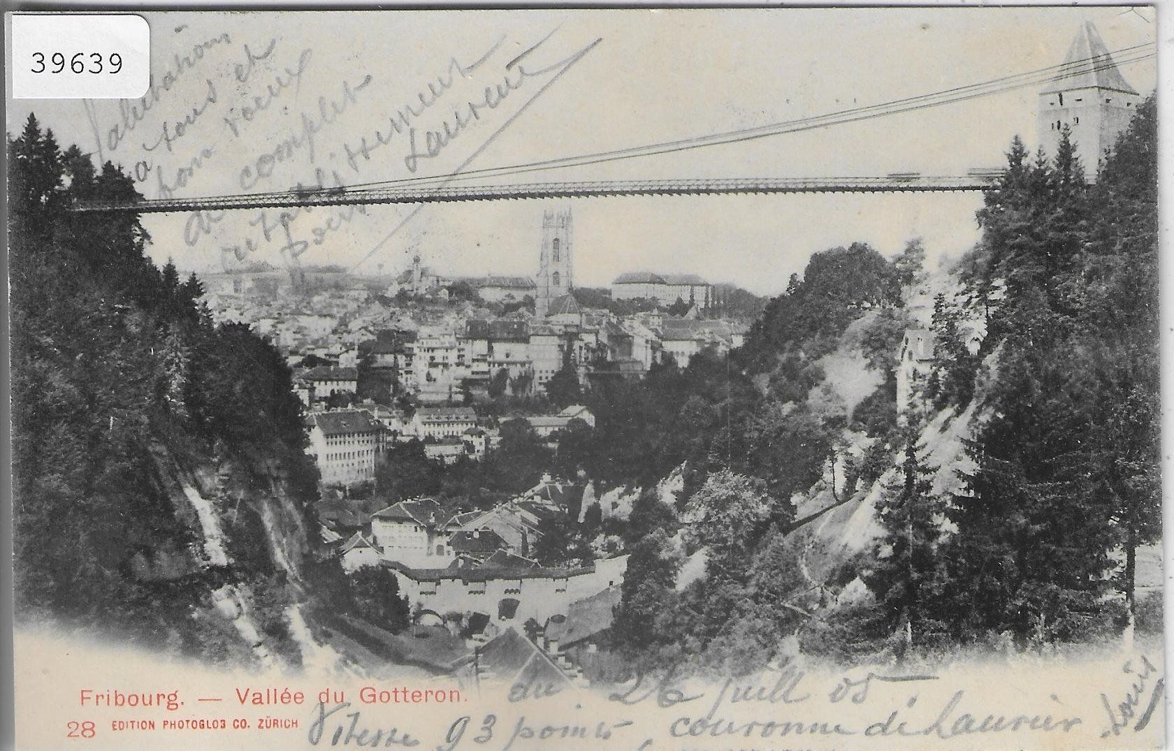 Cartes postales: Fribourg - Vallee du Gotteron – D'occasion à Ettingen par Kartenplanet