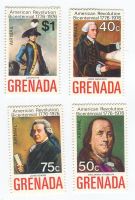Briefmarken "Unabhängigkeitskrieg USA". Grenada