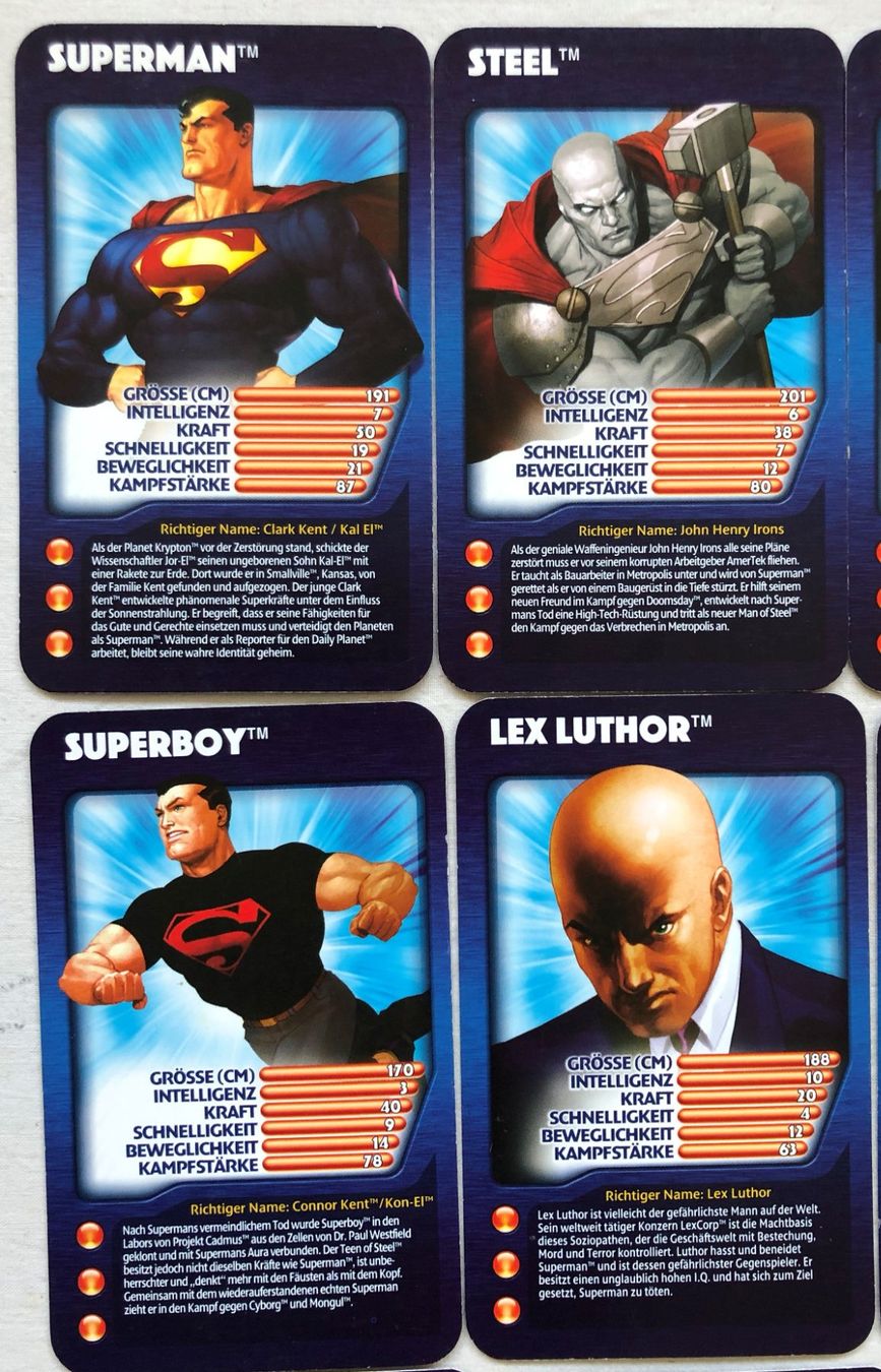 Giochi: TOP TRUMPS - Quartett - DC SUPER HEROES 2 – Usato da Schaffhausen venduto da durruti 2