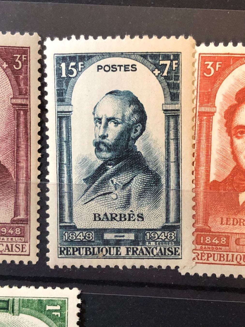 Alle Briefmarken: Série célébrités 1948 Neufs** complet – Neu und originalverpackt aus Lausanne von ffhoud 5